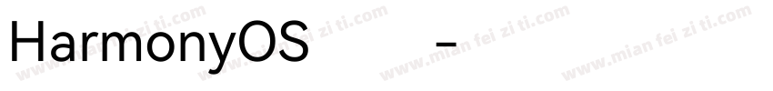 HarmonyOS 黑体字体转换